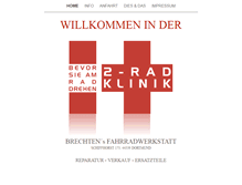 Tablet Screenshot of 2radklinik.com